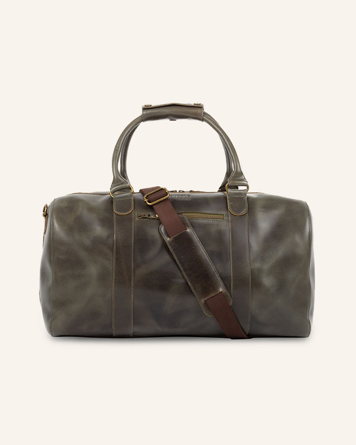 Leather Weekender Willow