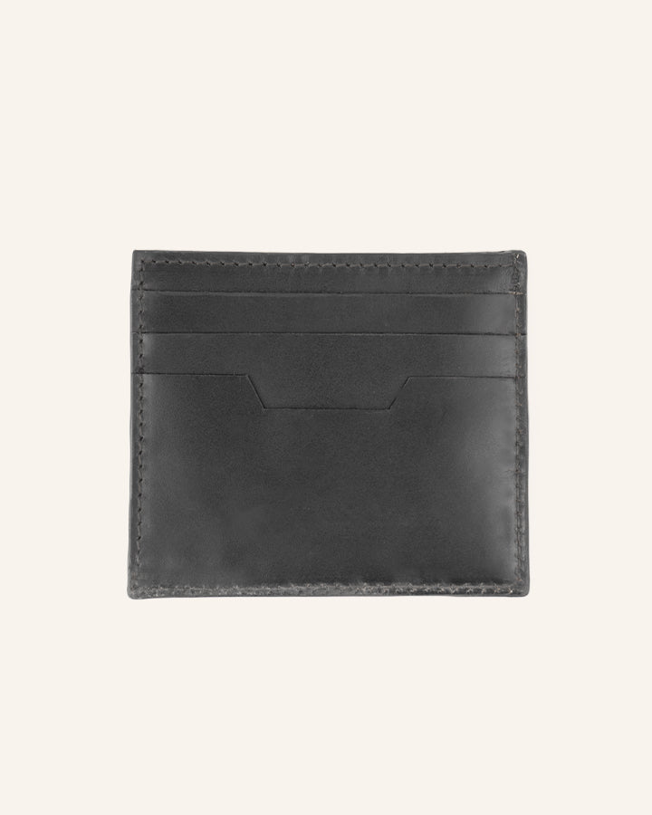 Leather Card Holder Sterling