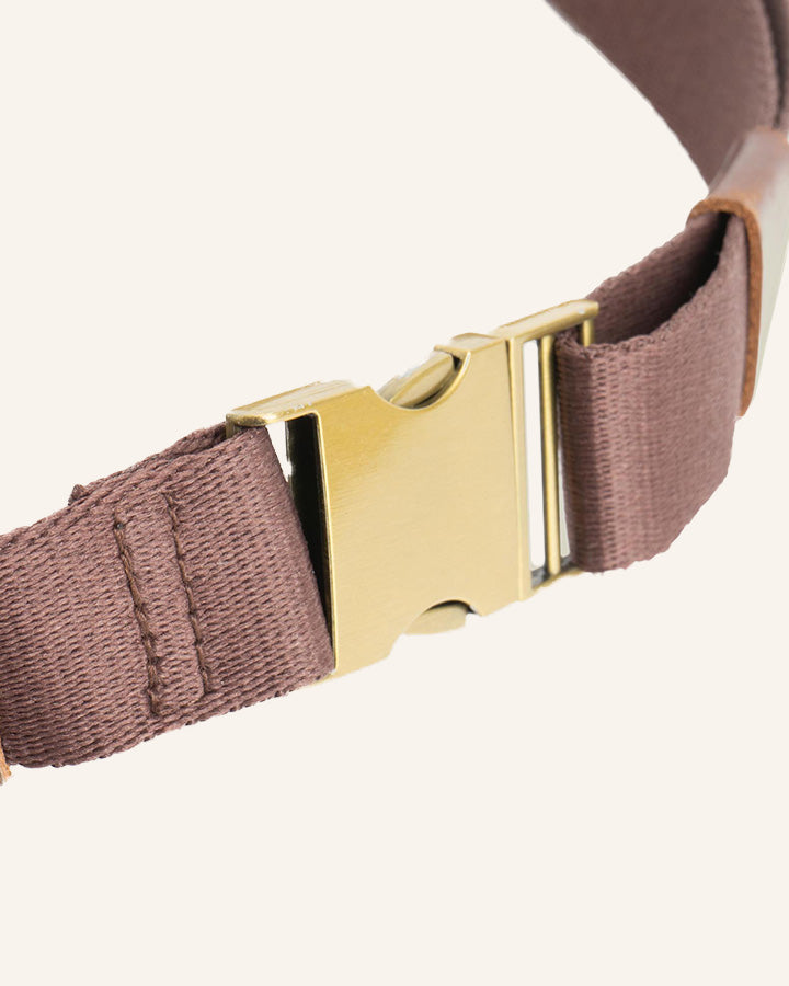 Leder Gürteltasche Dash Braun | Dots
