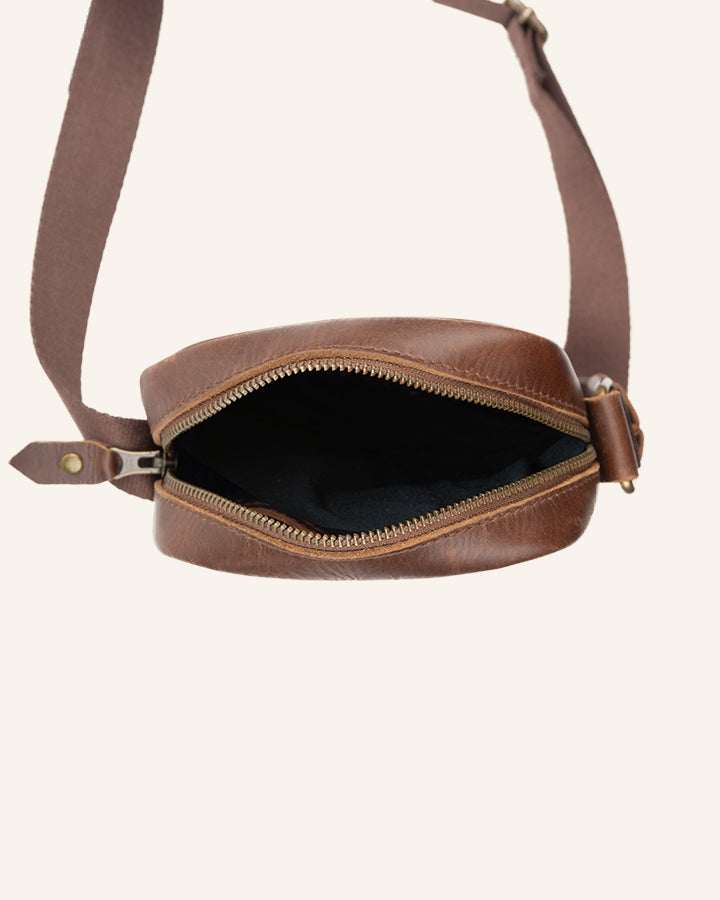 Leather Crossbody Bag Runner