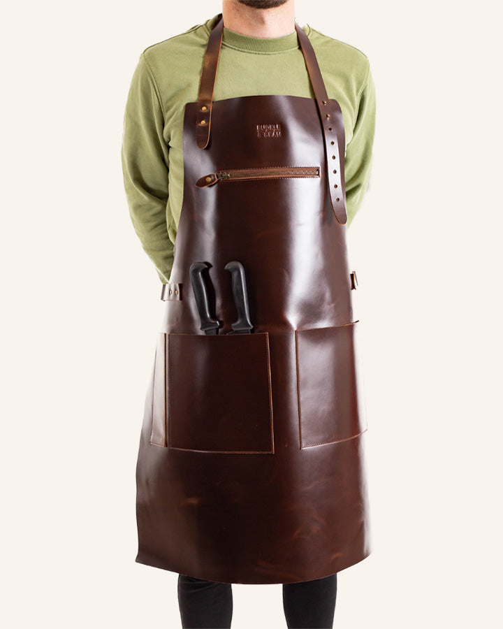 Leder Grillschürze Asado