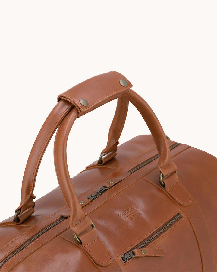 Leather Weekender Willow