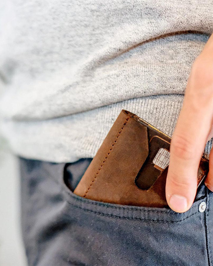 Leder Kartenetui Flint