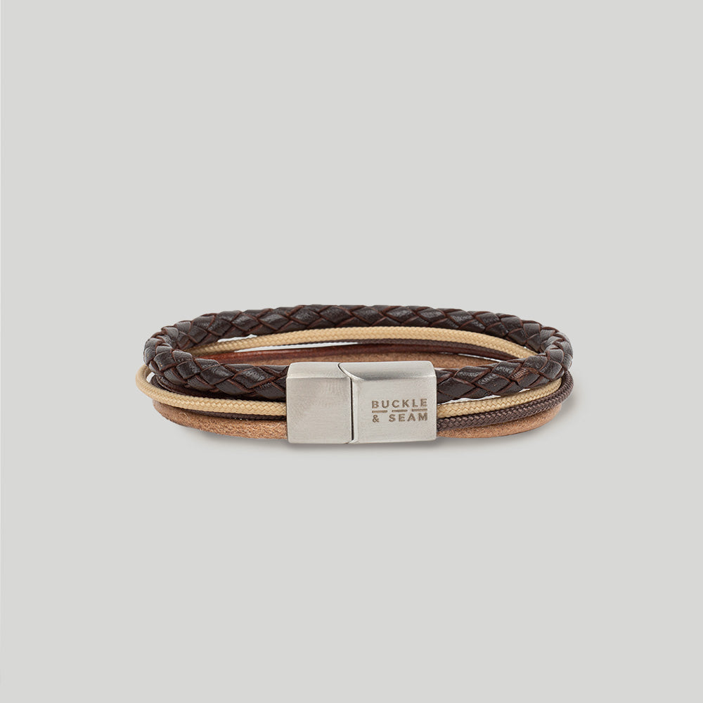 Branded hot sale leather bracelet