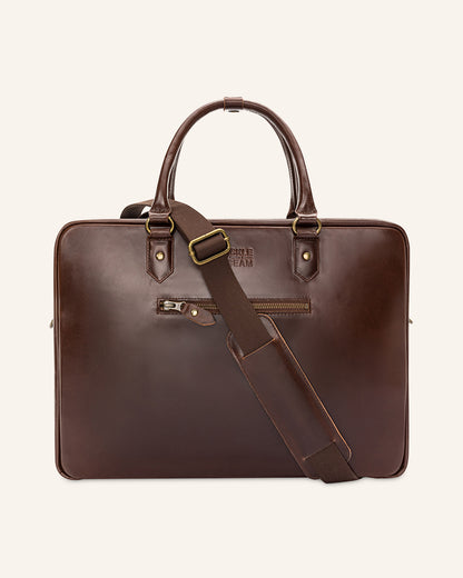Leather XL Briefcase Albert - Character Sale