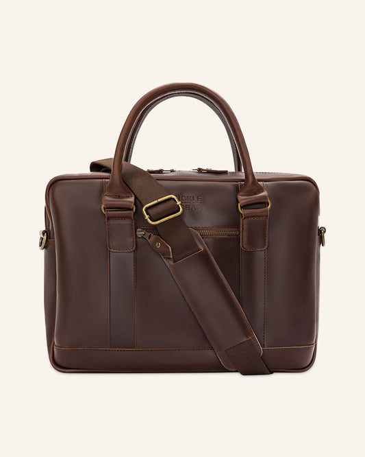 Leather Business Briefcase Everett