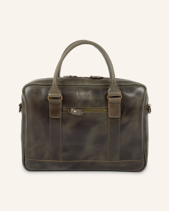 Leather Business Briefcase Everett