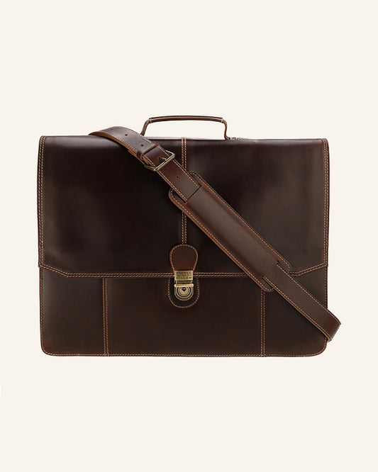 Leather Messenger Bag Sierra - Character Sale