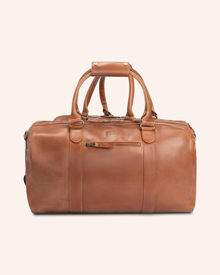 Leather Weekender Willow