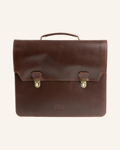 Leder Aktentasche Notes