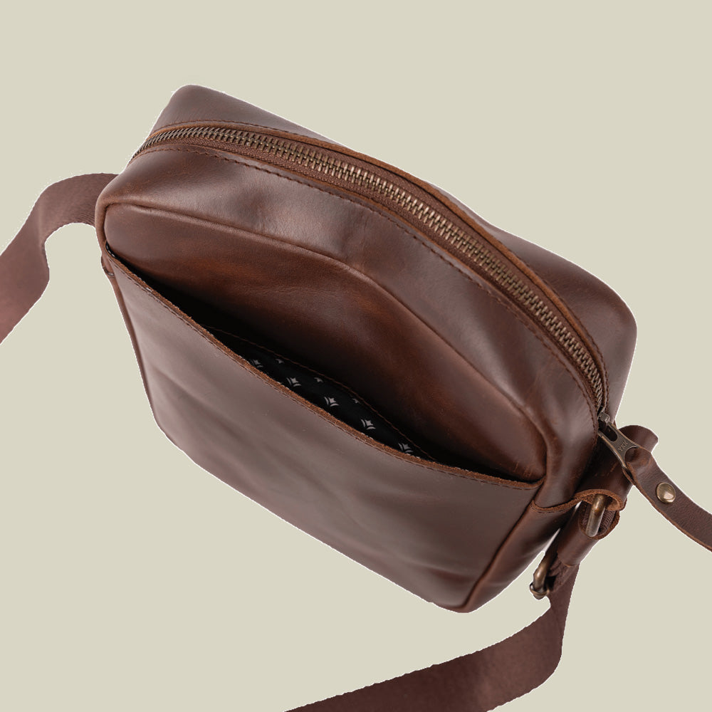 Leather Reporter Bag Collector
