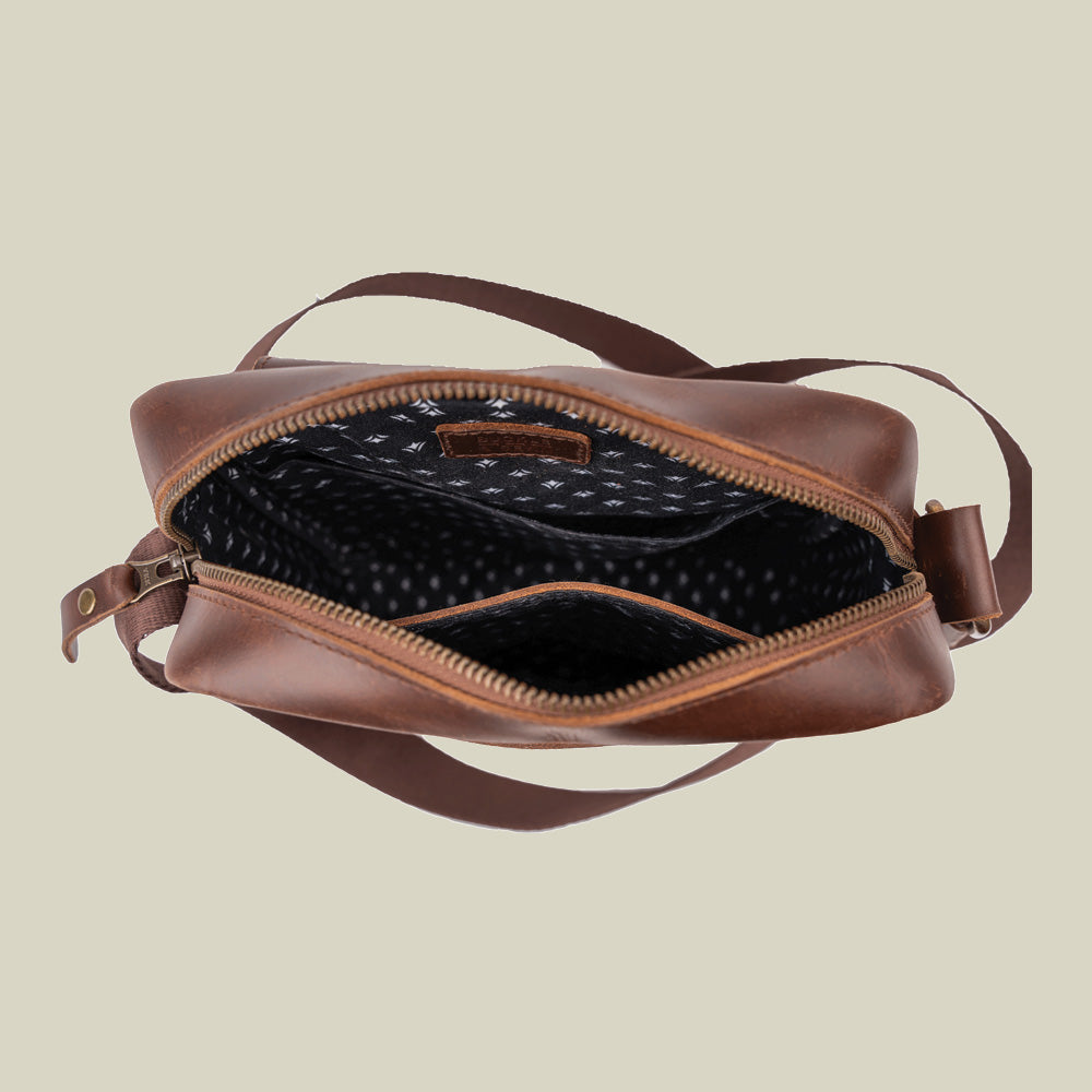 Leather Reporter Bag Collector