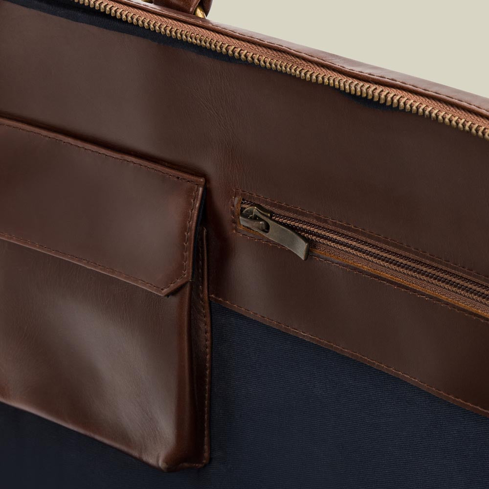 Leather XL Briefcase Albert