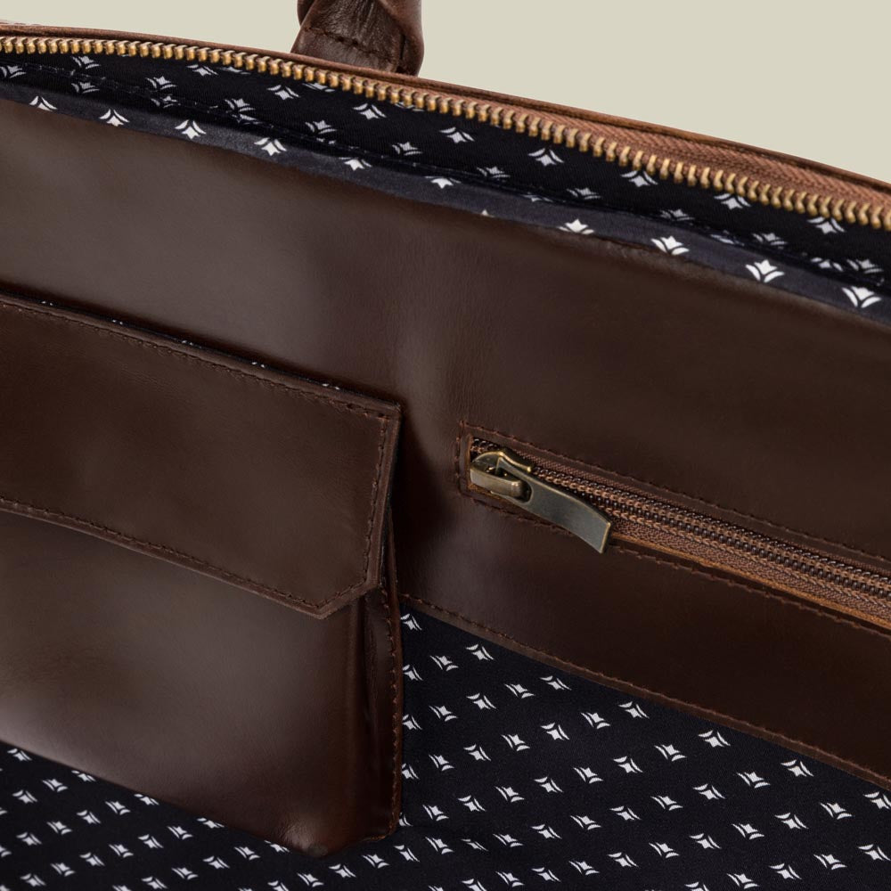 Leather XL Briefcase Albert