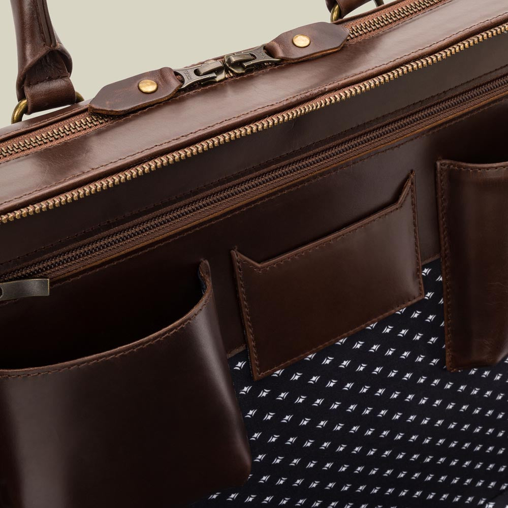 Leather XL Briefcase Albert