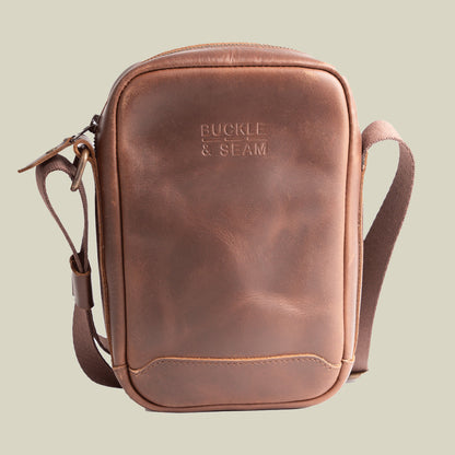 Leder Crossbody Bag Runner