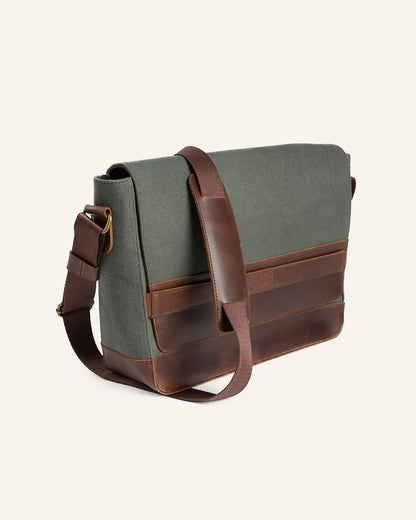 Canvas Messenger Bag Times
