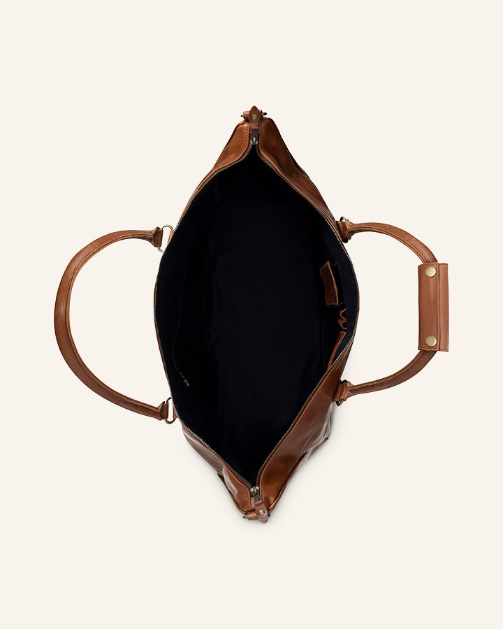 Leather Weekender Linwood