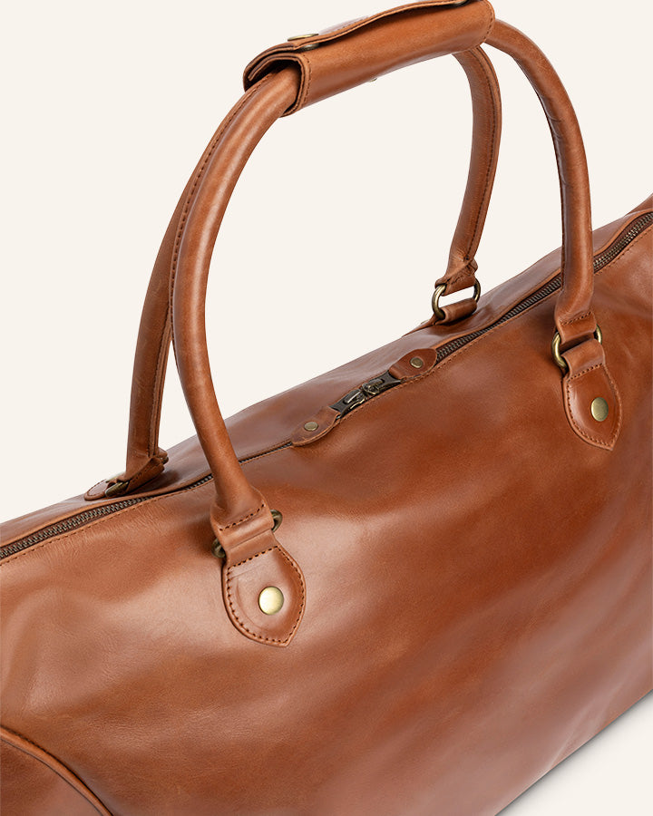 Leather Weekender Linwood