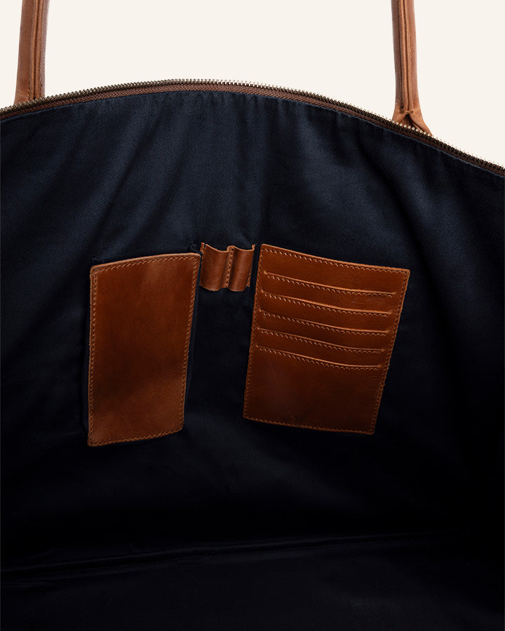 Leather Weekender Linwood