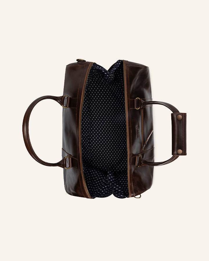 Leather Weekender Willow