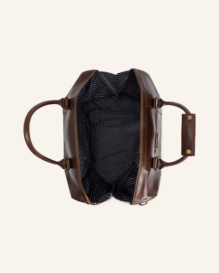 Leather Weekender Willow