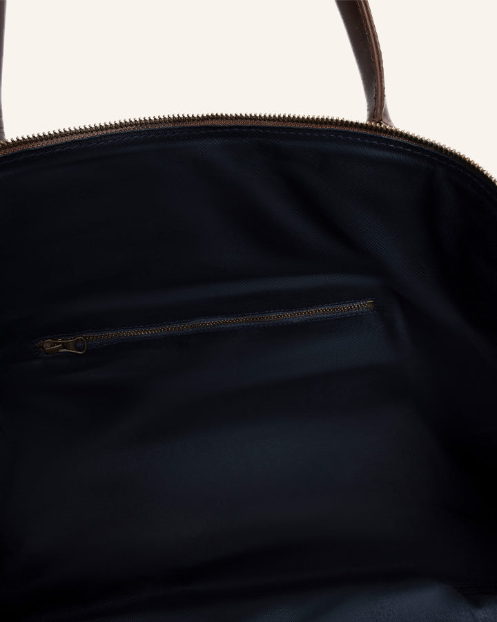 Leather Weekender Willow