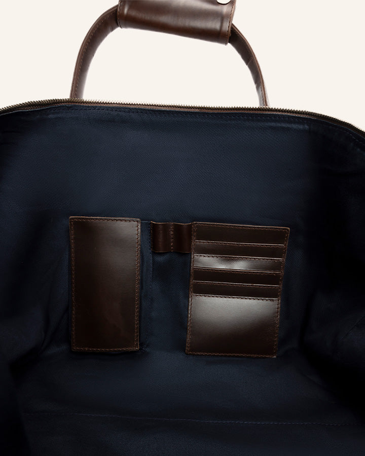 Leather Weekender Willow