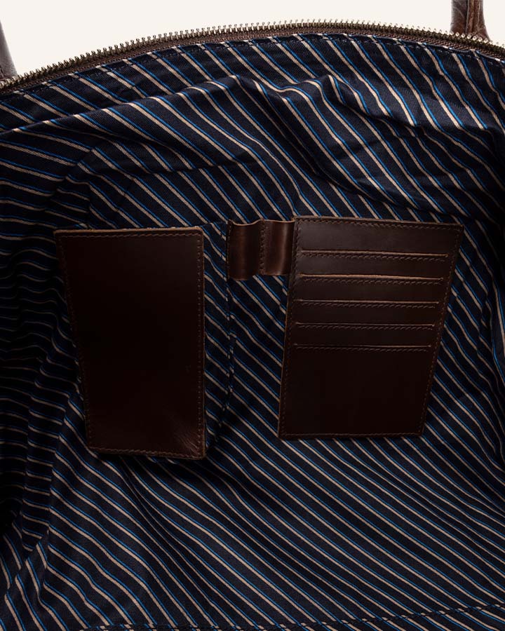 Leather Weekender Willow