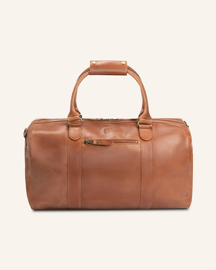 Leather Weekender Willow – Buckle and Seam