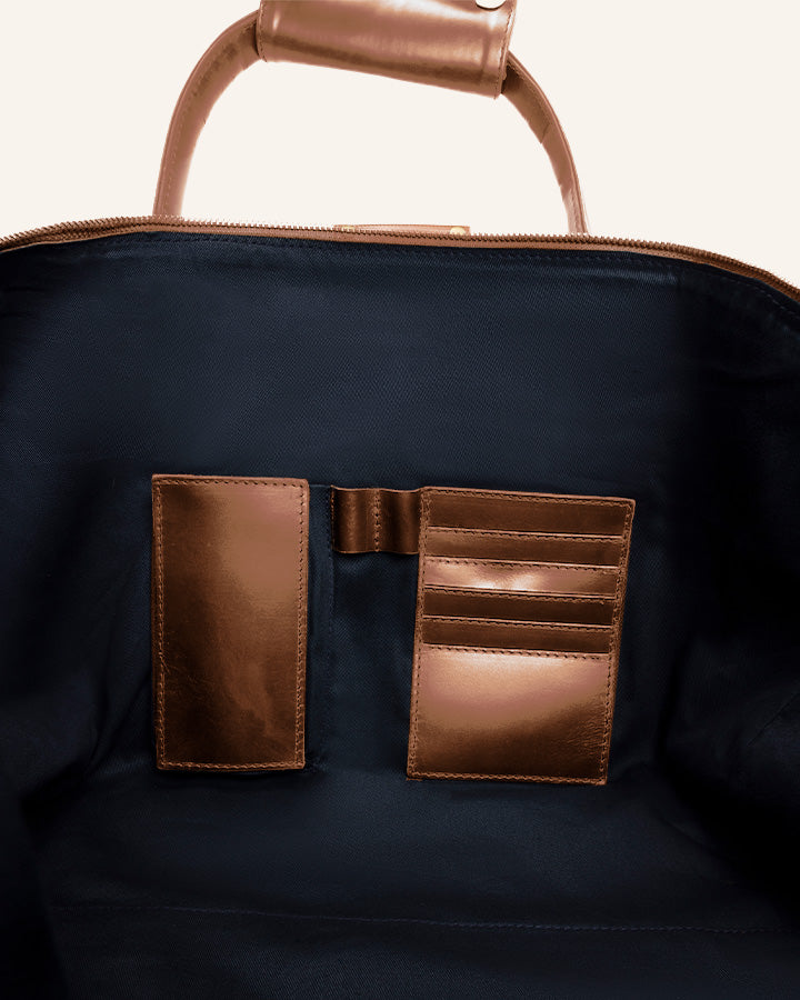 Leather Weekender Willow