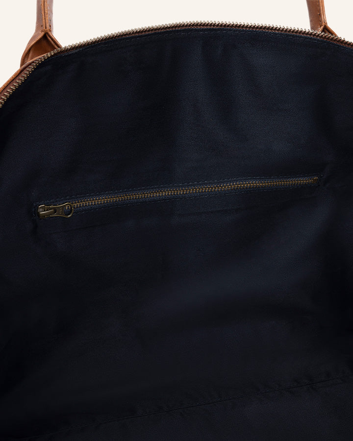 Leather Weekender Willow