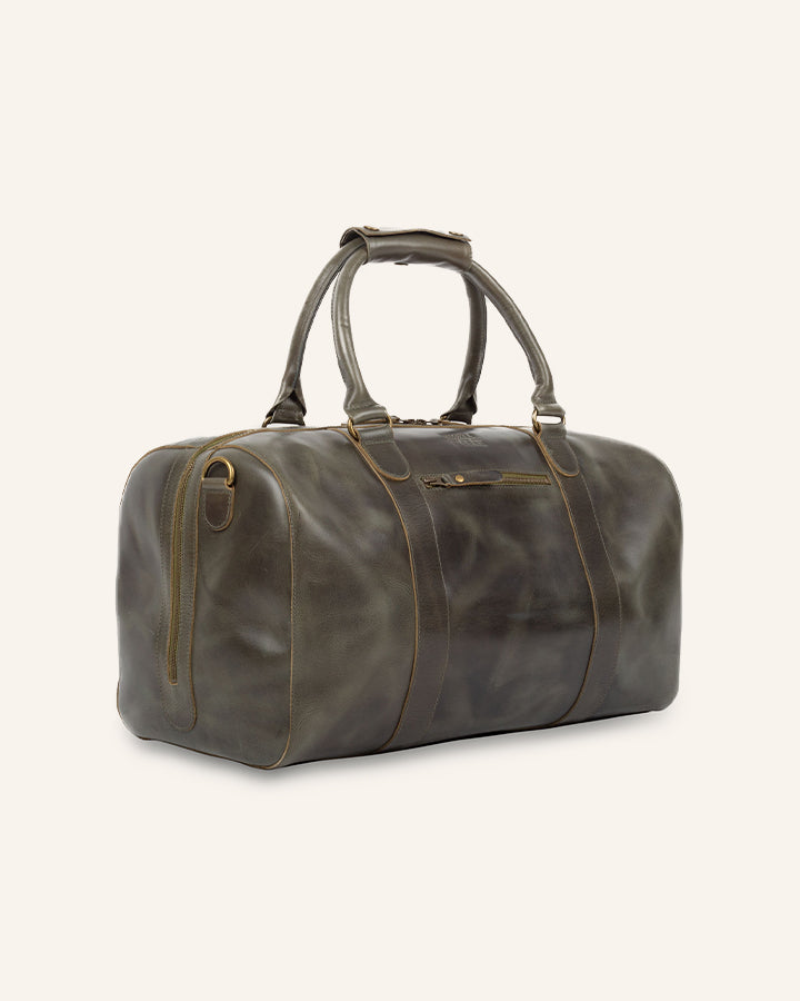 Leather Weekender Willow