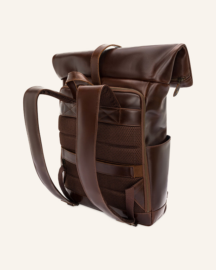 Leder Rolltop Rucksack Nomad - Charakter Sale