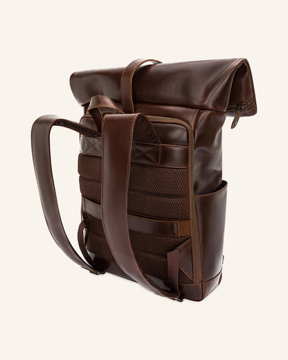 Leder Rolltop Rucksack Nomad - Charakter Sale