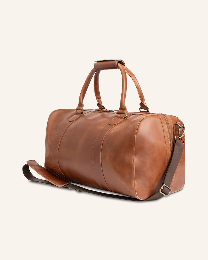 Leather Weekender Willow