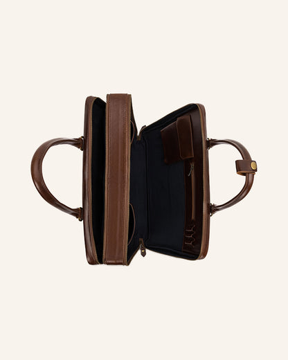Leather XL Briefcase Albert - Character Sale