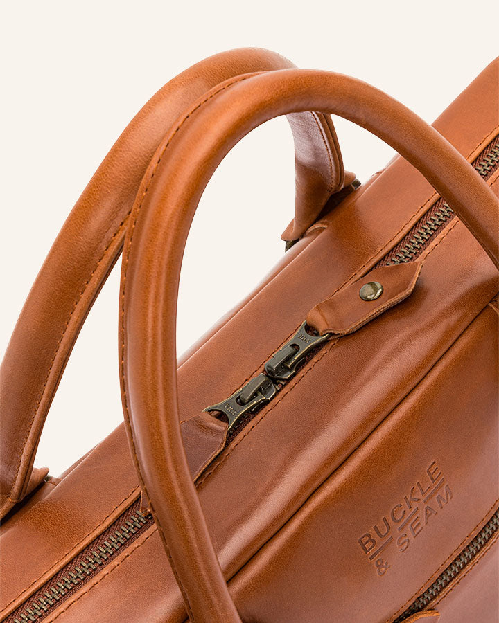 Leather Business Briefcase Everett