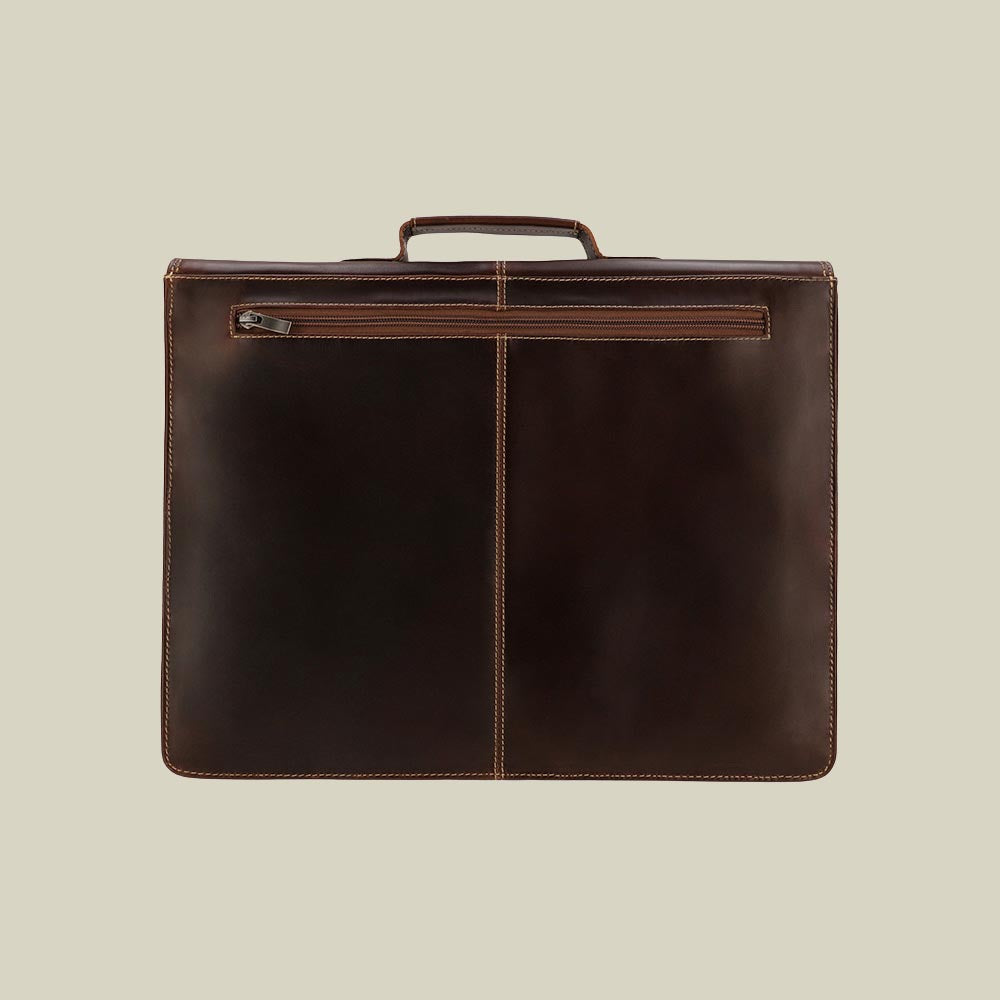 Leather Briefcase Sierra