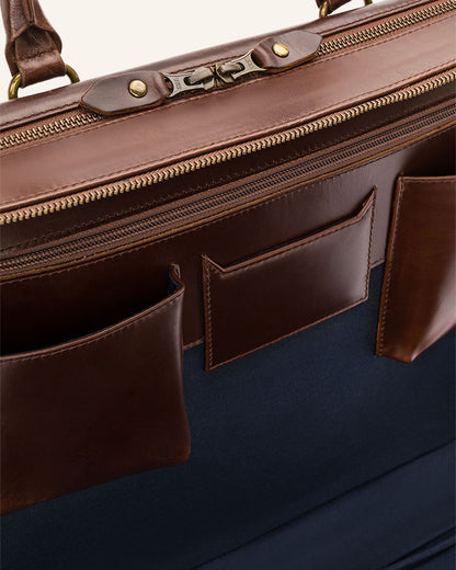 Leather XL Briefcase Albert - Character Sale