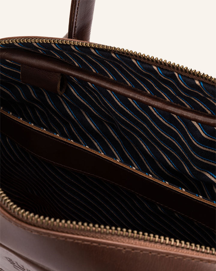 Leather Business Briefcase Everett