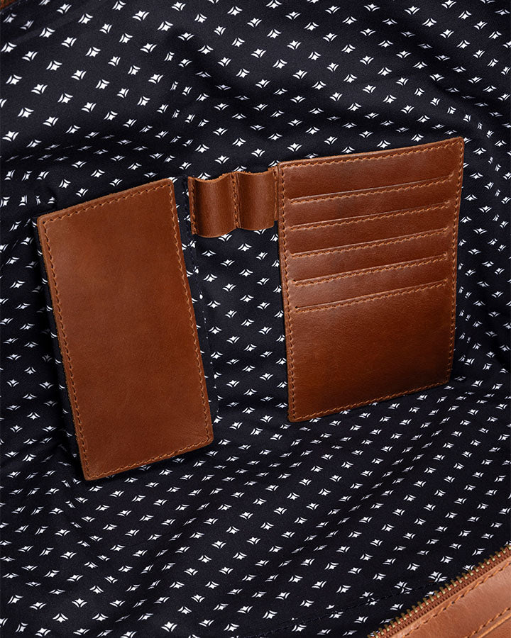 Leather Weekender Willow