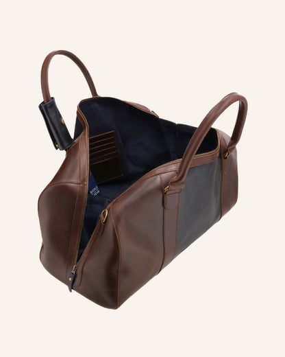 Leather Weekender Willow Mixmatch | Blue