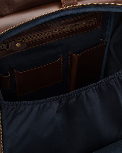 Leder Rolltop Rucksack Nomad - Charakter Sale