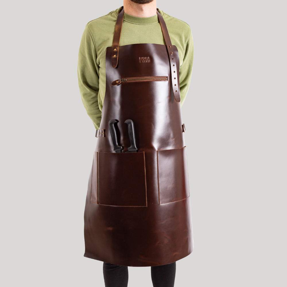 Leder Grillschürze Asado