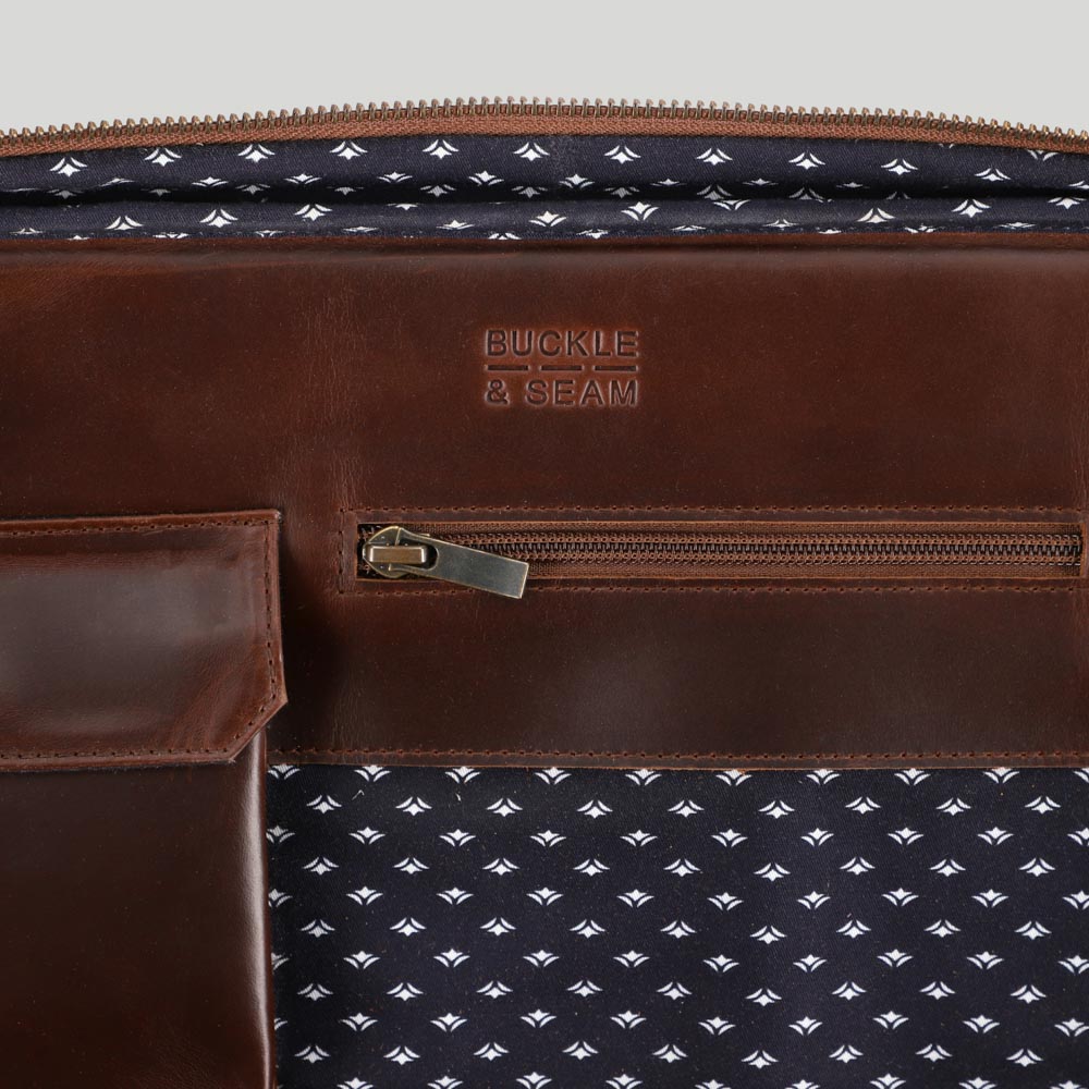 Leather XL Briefcase Albert