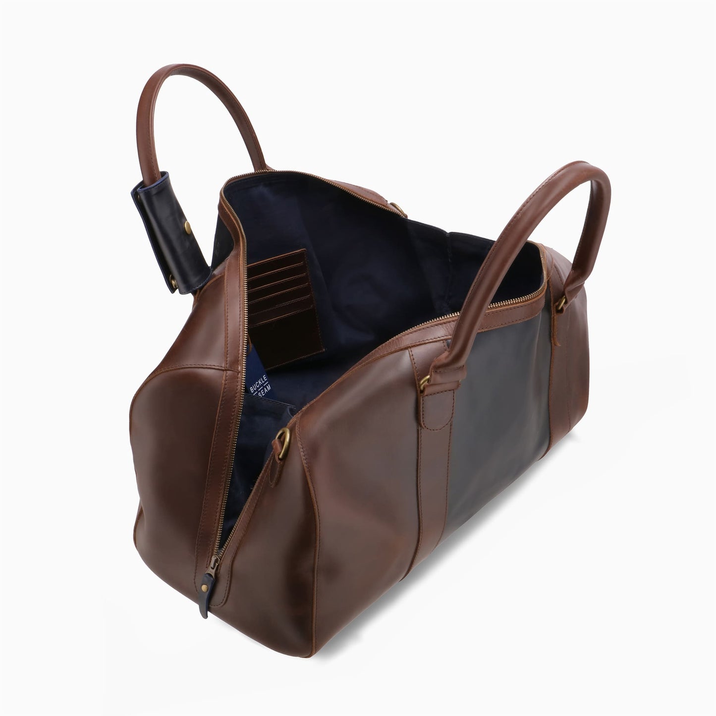 Leather Weekender Willow Mixmatch | Blue