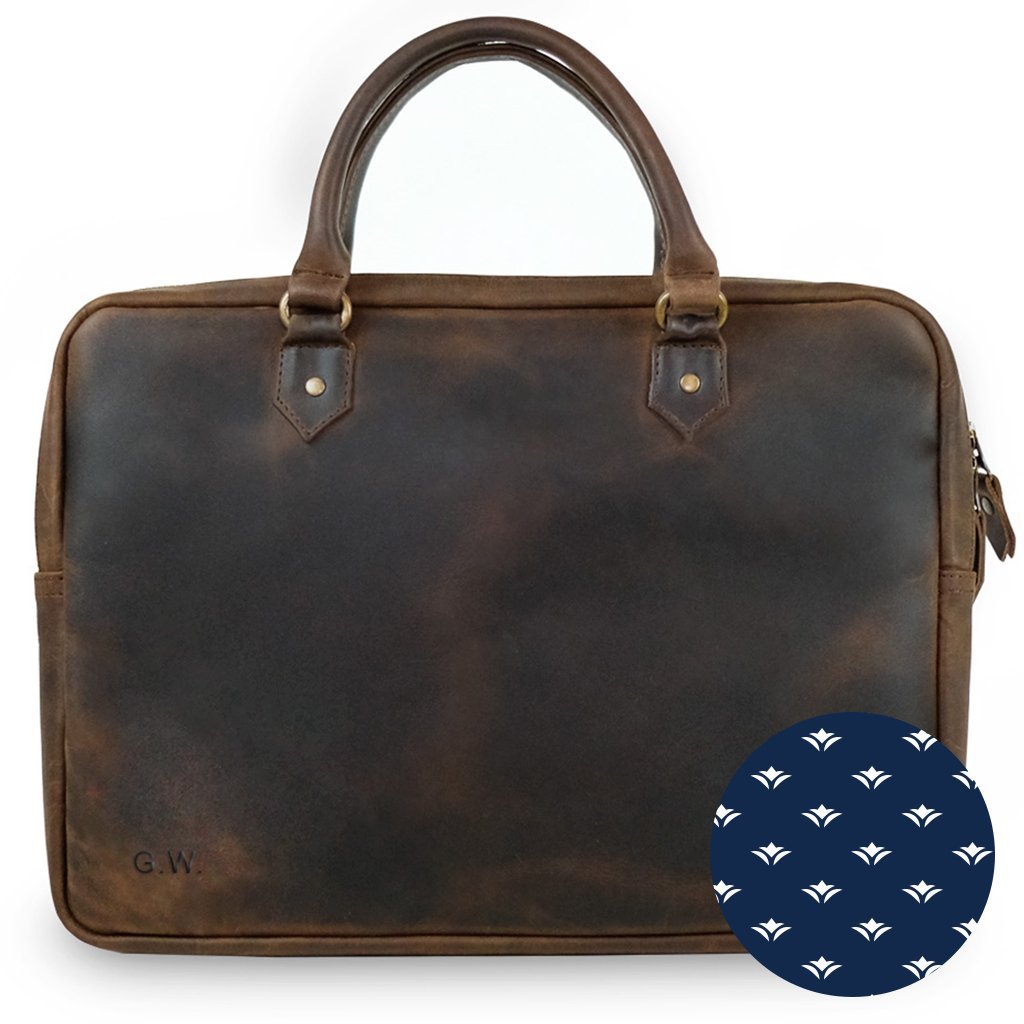 Leather Briefcase Cali