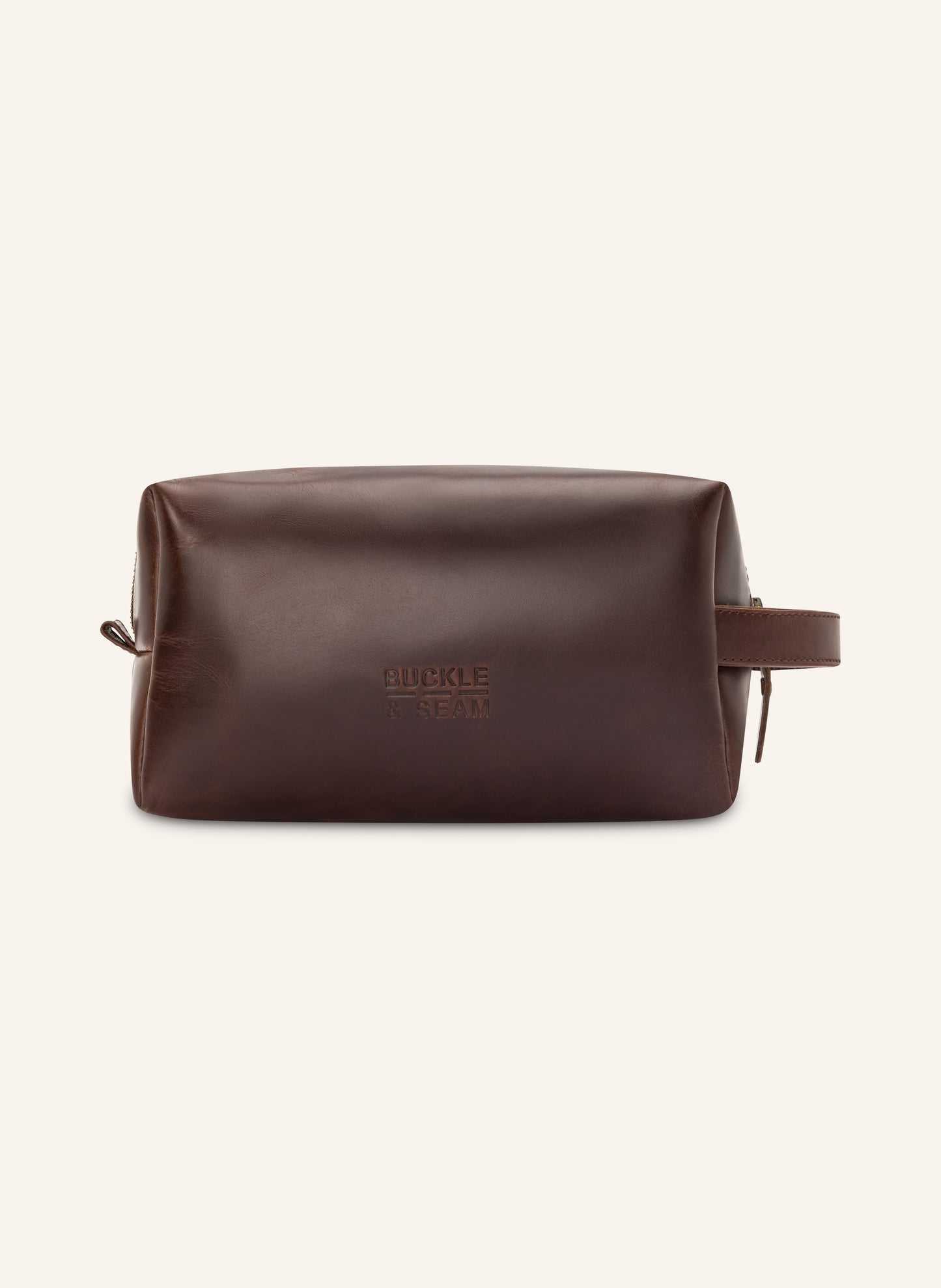 Leather washbag Everest