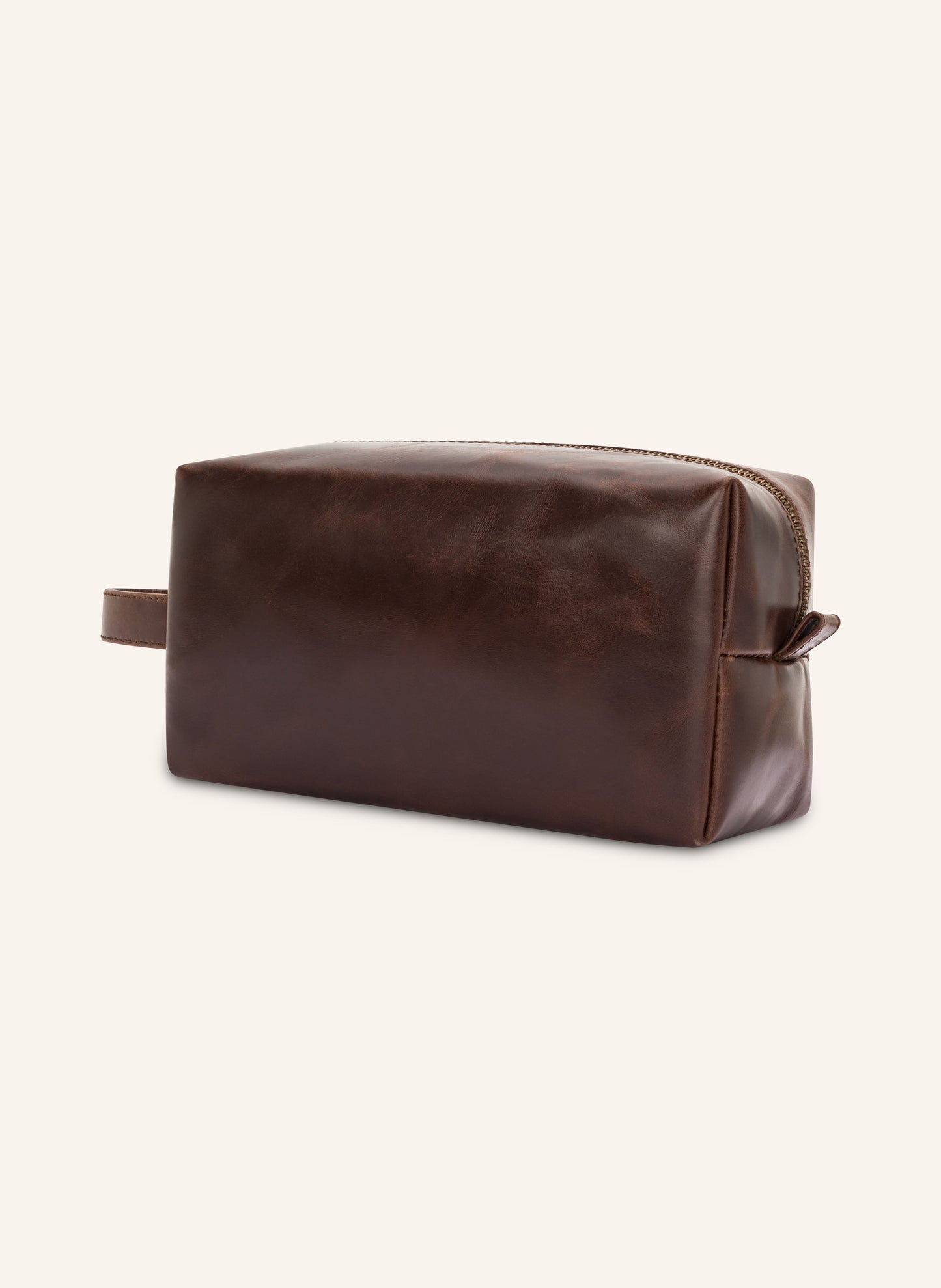 Leather washbag Everest